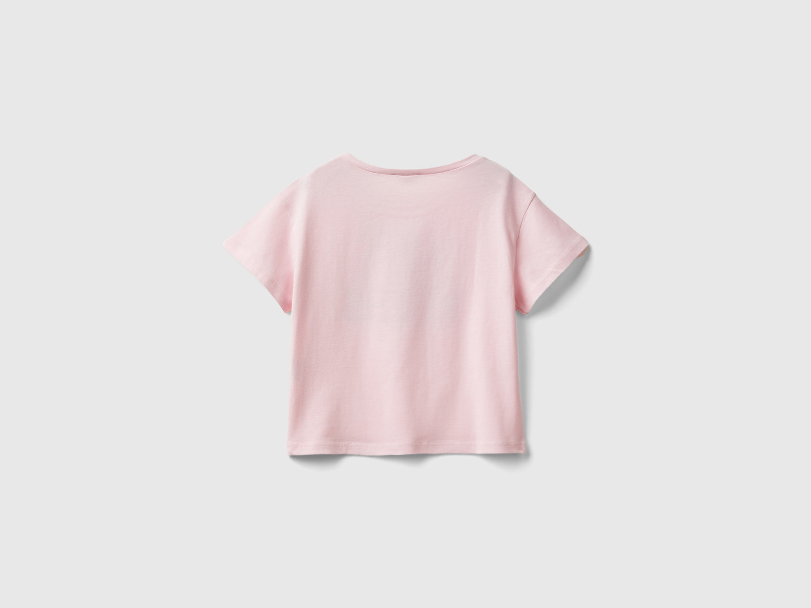 Maglietta stile college da bambina rosa 2 | Benetton Outlet