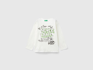 T-shirt con stampa in cotone