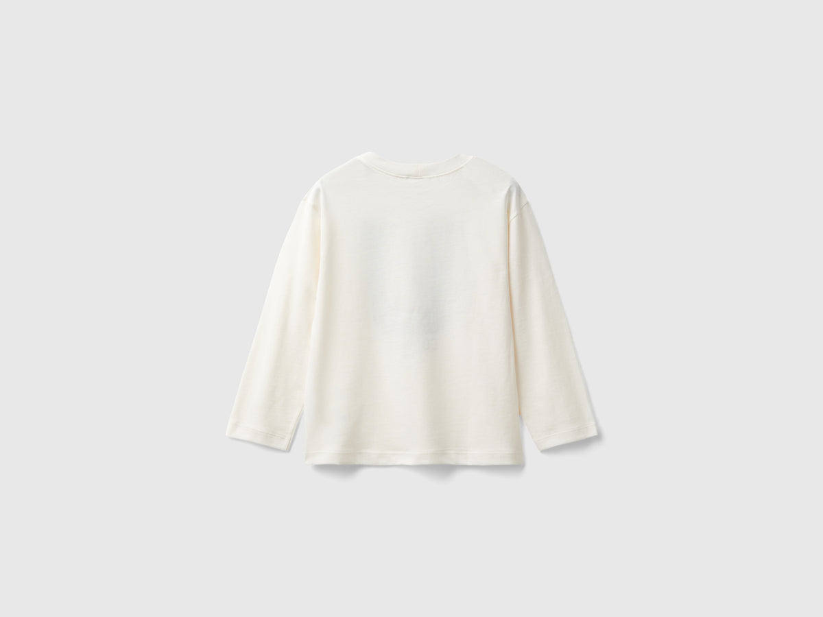 T-shirt con stampa in cotone