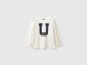 T-shirt con stampa in cotone