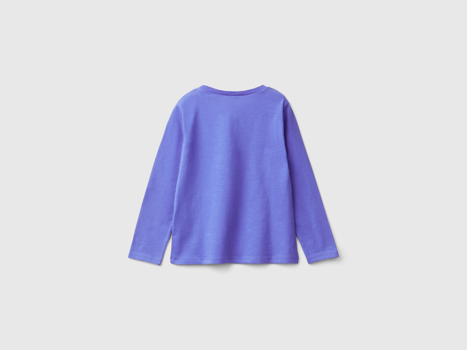 Maglietta regular fit con stampa da bimba pervinca 2 | Benetton Outlet