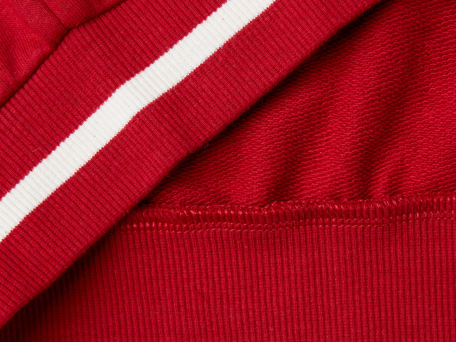 Cardigan in felpa con patch cuori da bambina rosso 3 | Benetton Outlet