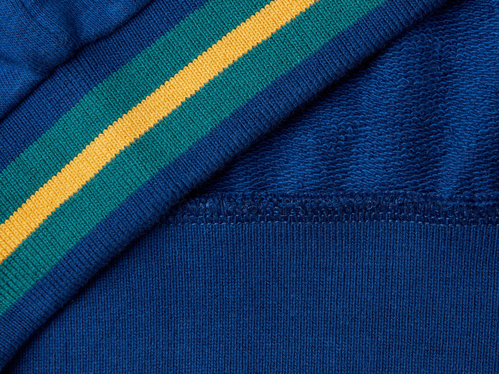 Bomber in felpa di misto cotone e viscosa da bimbo blu 3 | Benetton Outlet