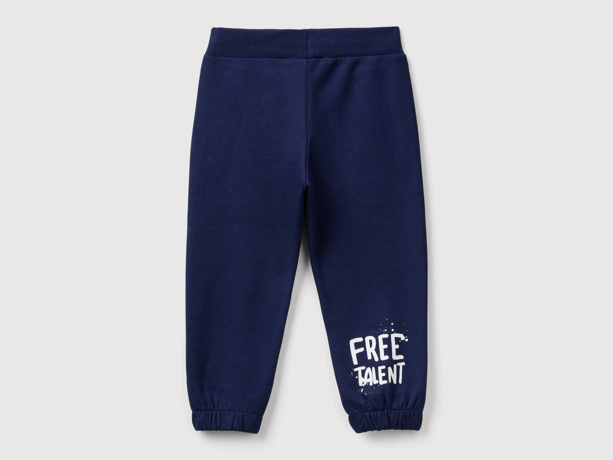Pantaloni con stampa e coulisse