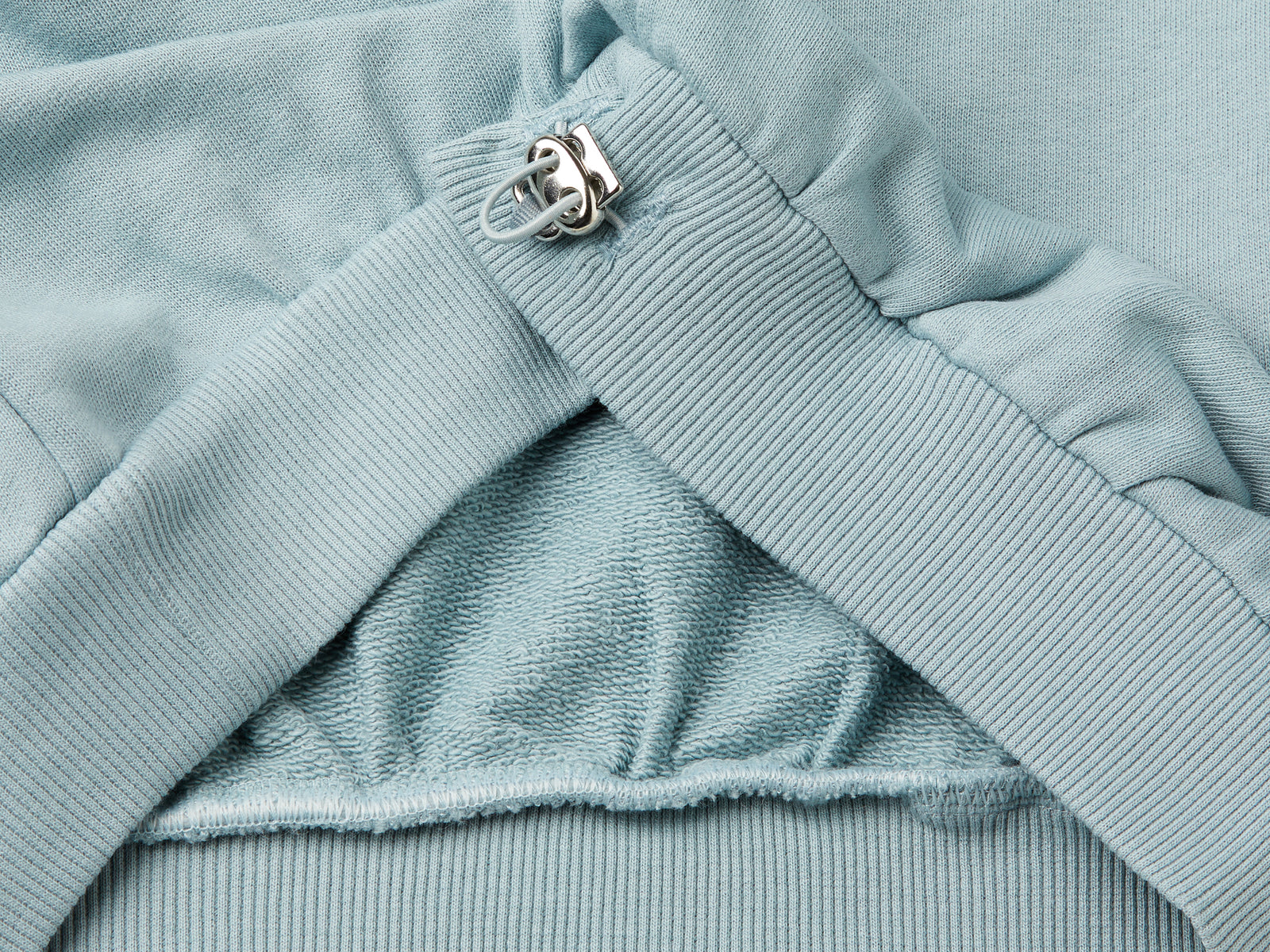 Felpa con scollo asimmetrico da bambina grigio perla 3 | Benetton Outlet