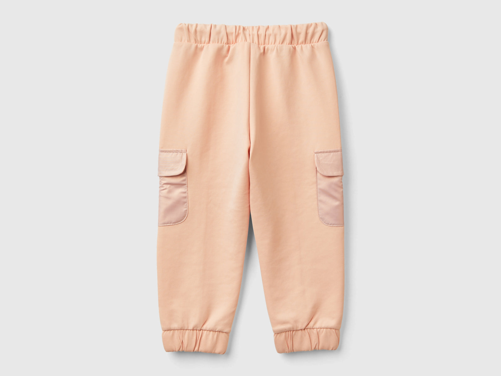 Pantalones cargo de algodón elástico da bimba rosa tenue 2 | Benetton Outlet
