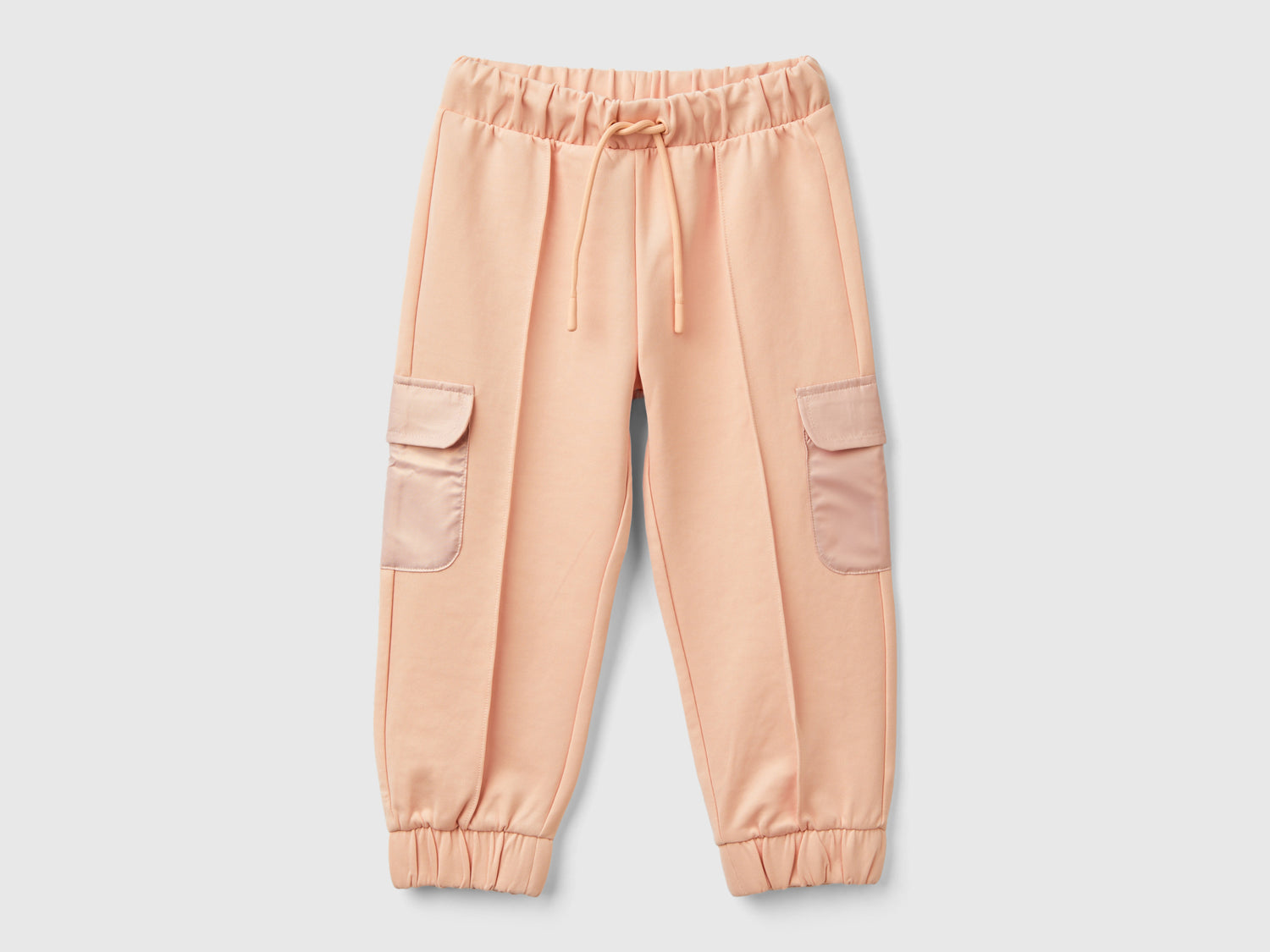 Pantalones cargo de algodón elástico da bimba rosa tenue | Benetton Outlet