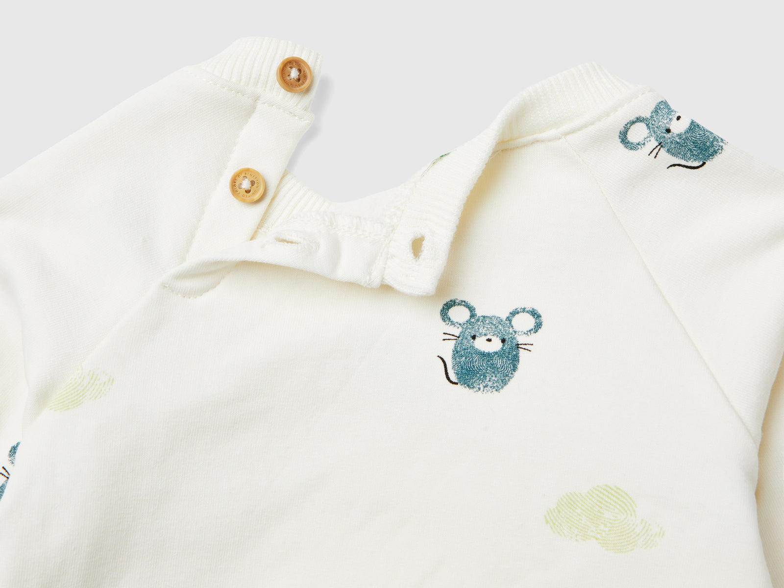 Completo in felpa stretch da neonato multi-color 3 | Benetton Outlet