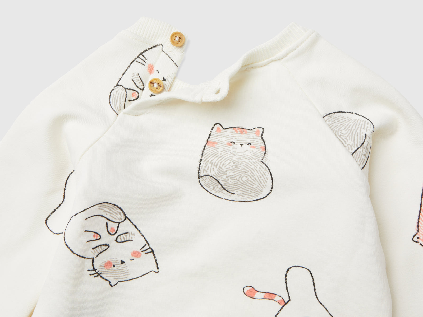 Completo in felpa stretch da neonato multi-color 3 | Benetton Outlet