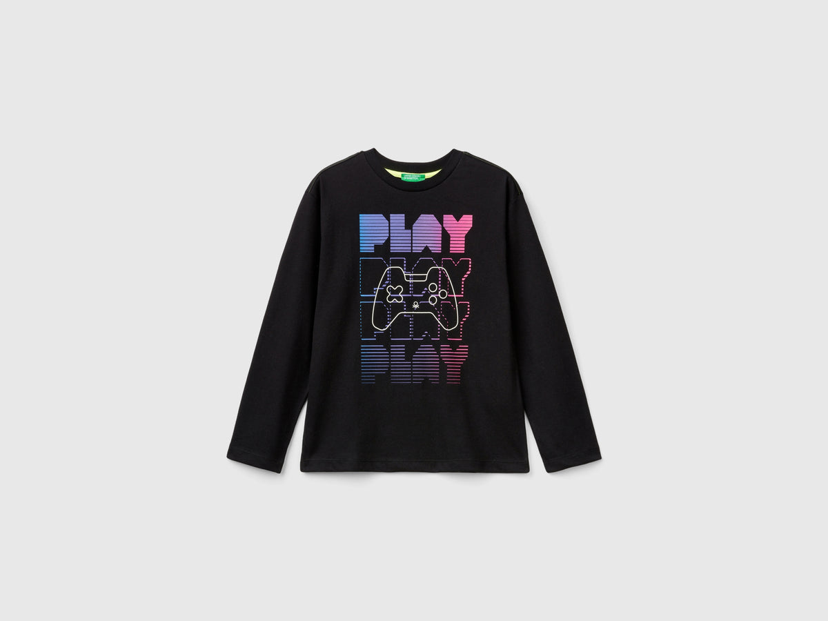 Maglietta gamer in misto cotone