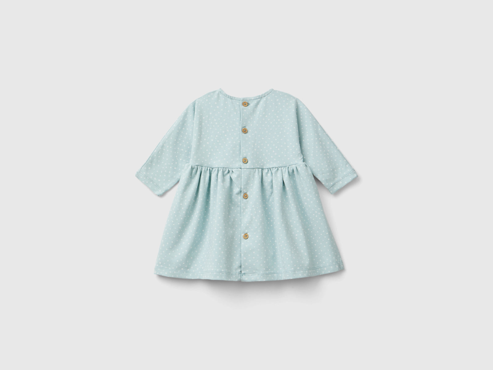 Vestito fantasia con fiocchetto da neonato verde acqua 2 | Benetton Outlet