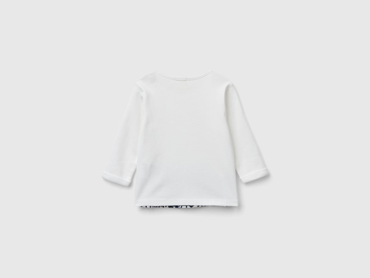 Camiseta de algodón con estampado