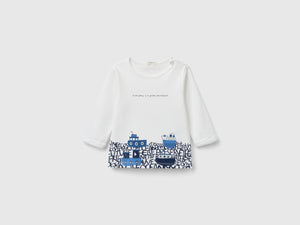 Camiseta de algodón con estampado