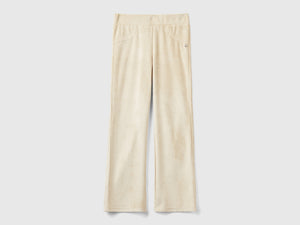 Pantaloni in ciniglia con gamba dritta