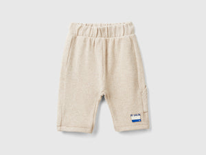 Pantaloni in misto cotone riciclato