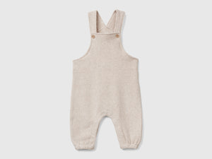 Salopette in misto cotone riciclato