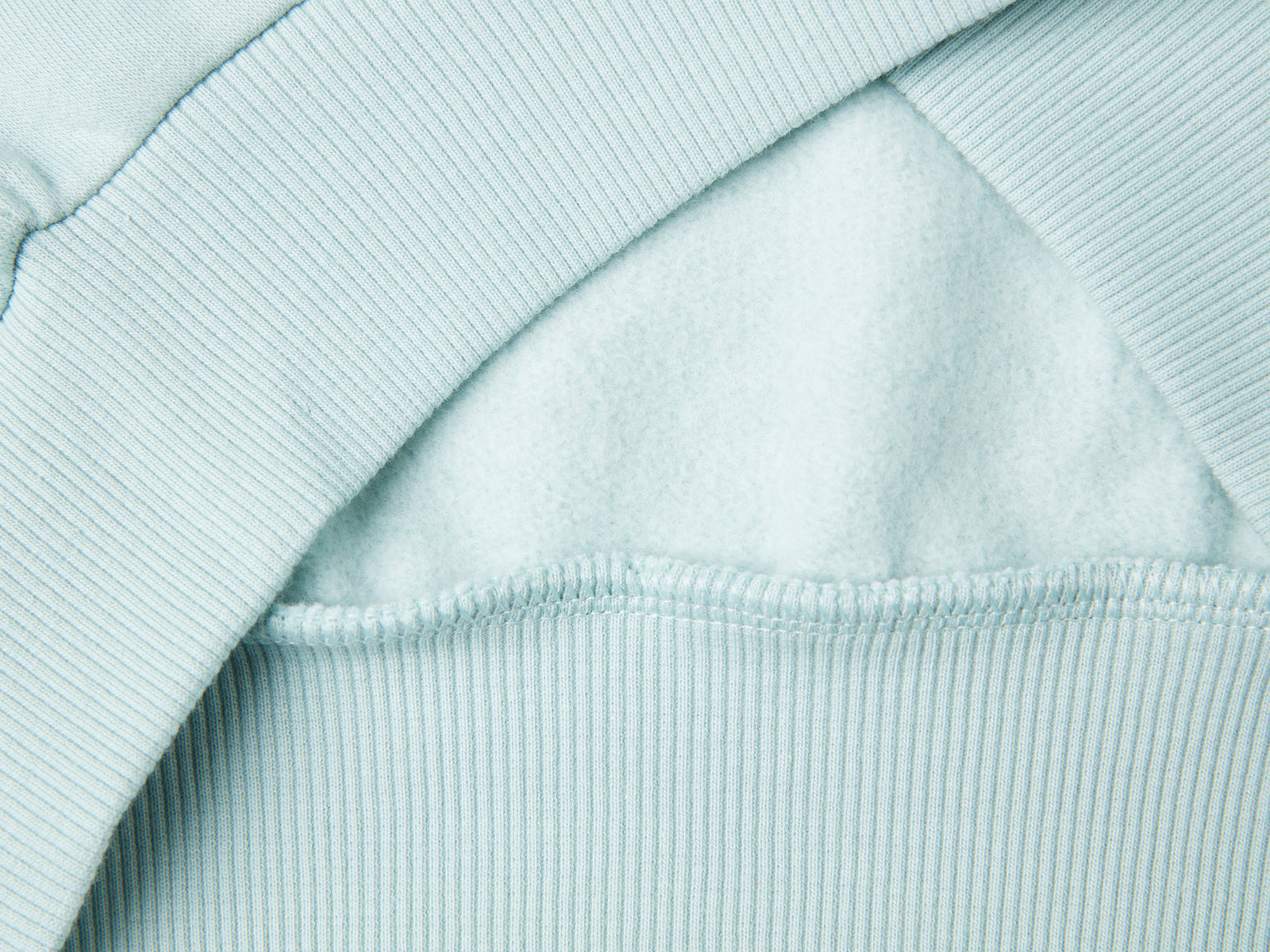Felpa con ricamo e applicazione da bambina verde acqua 3 | Benetton Outlet
