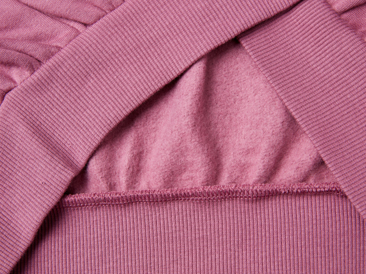 Vestito in felpa con cappuccio