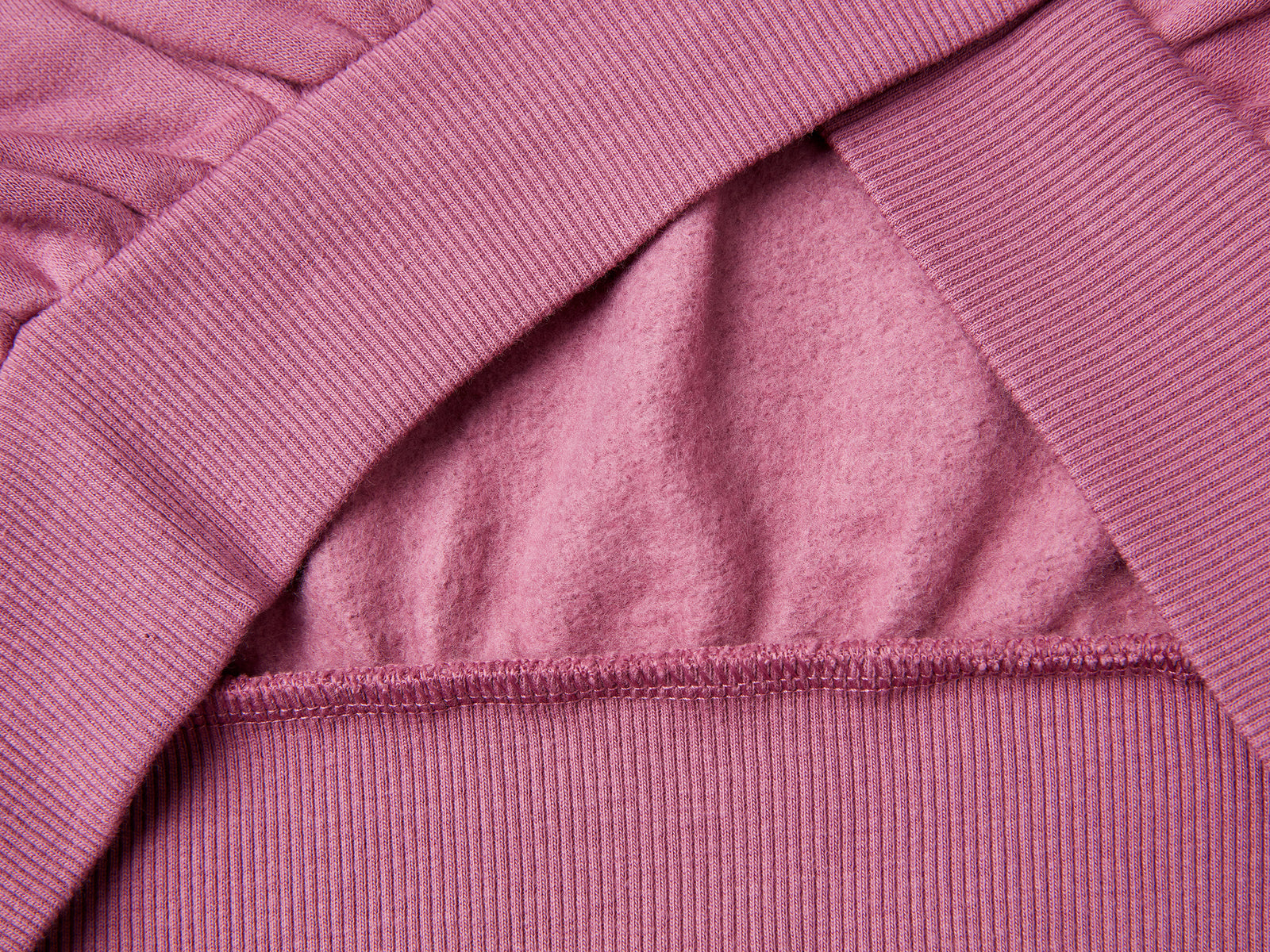 Vestito in felpa con cappuccio da bambina malva scuro 3 | Benetton Outlet