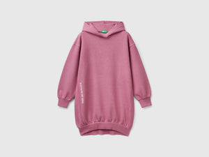 Vestito in felpa con cappuccio