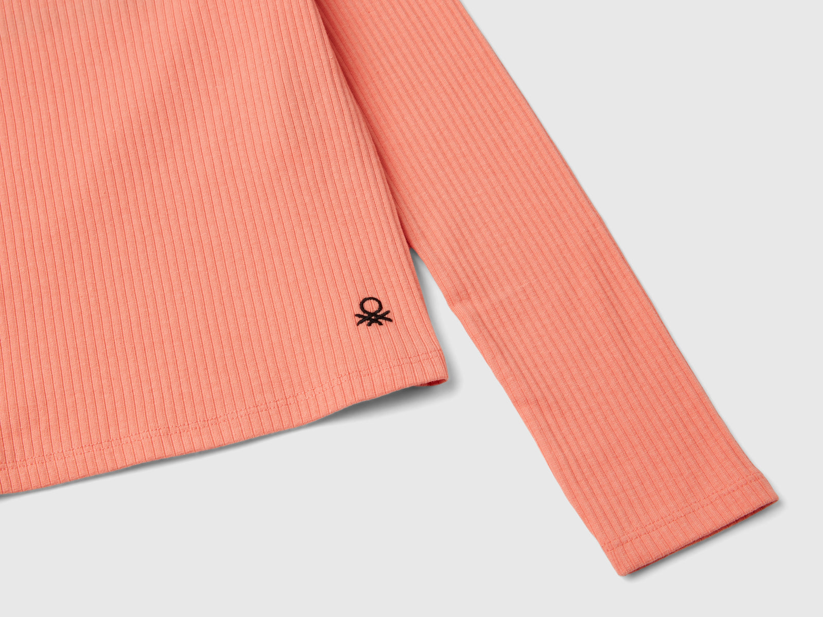 Maglietta con stampa sul retro da bambina pesca 3 | Benetton Outlet