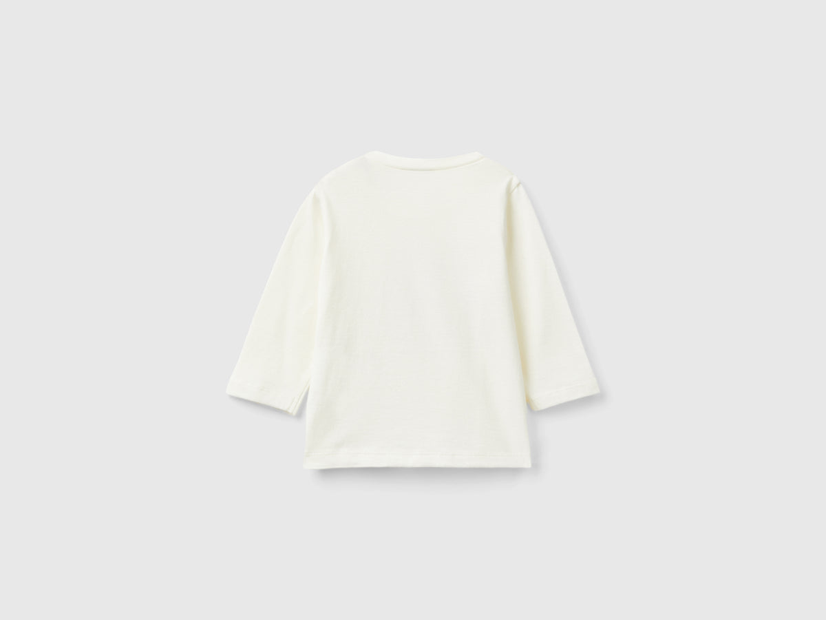 T-shirt con patch animaletto