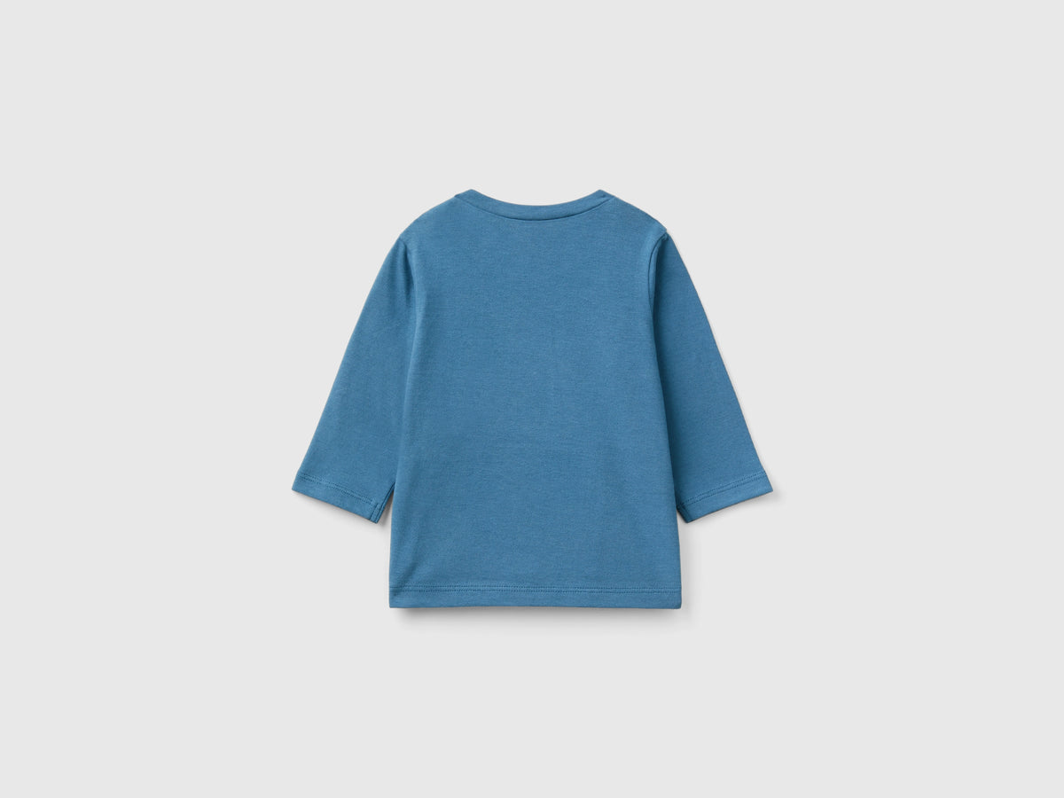 T-shirt con patch animaletto