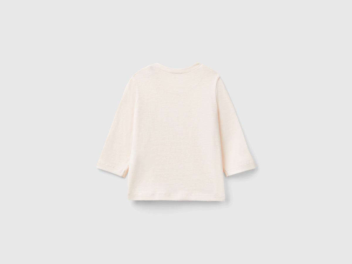 T-shirt con patch animaletto