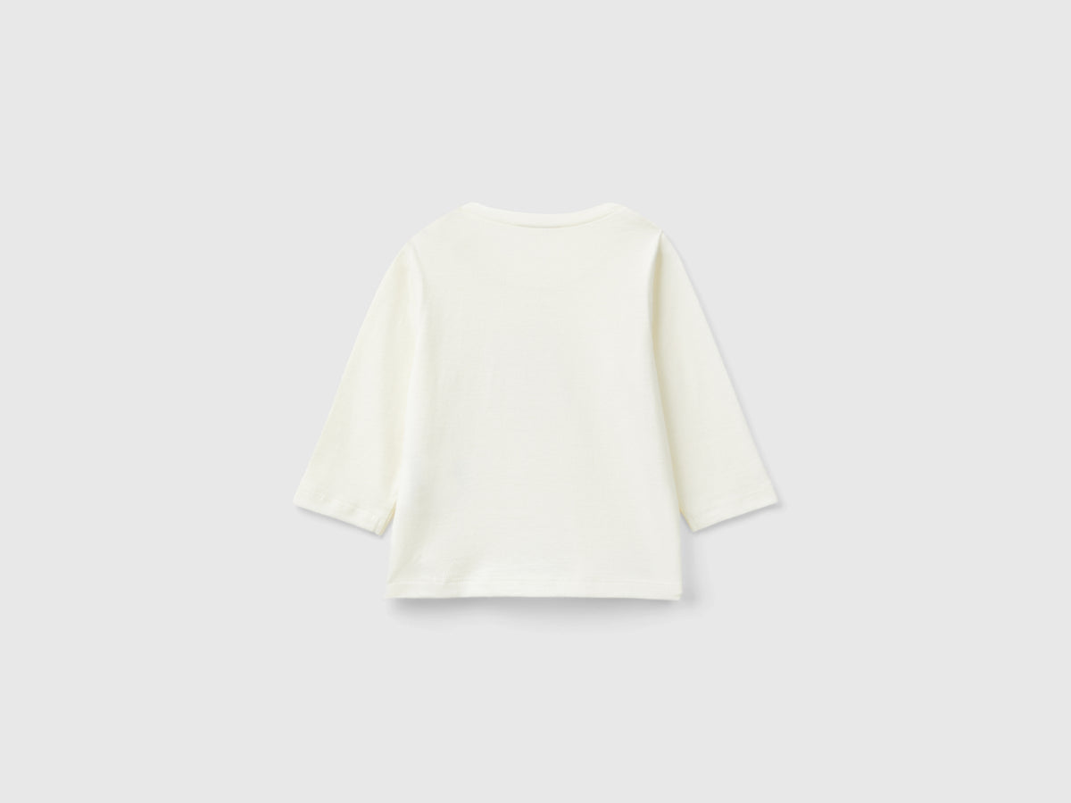 T-shirt con patch animaletto