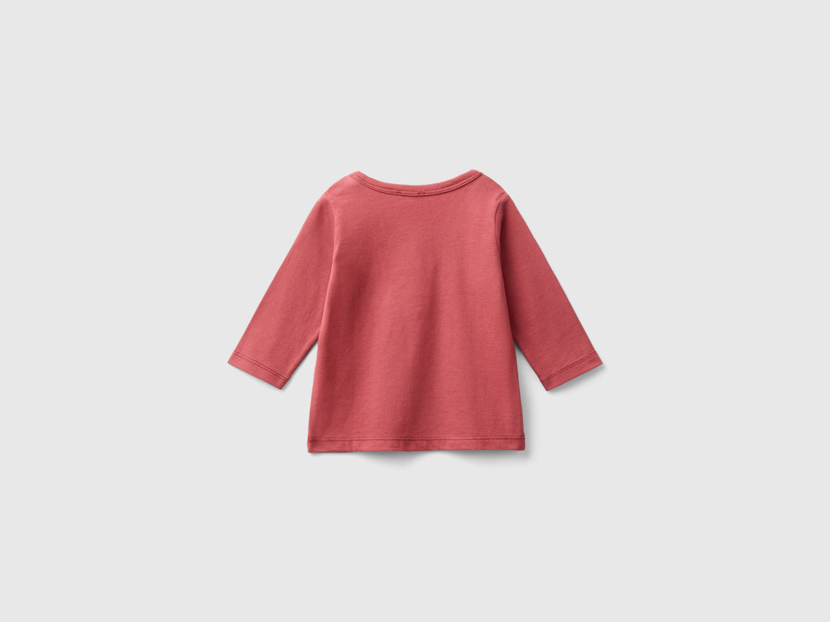 Maglietta con stampa in cotone bio