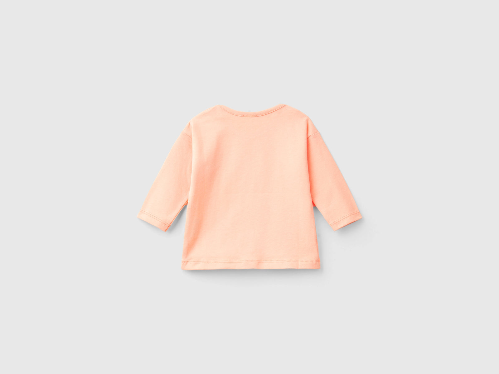 Camiseta estampada de algodón orgánico da neonato pesca 2 | Benetton Outlet