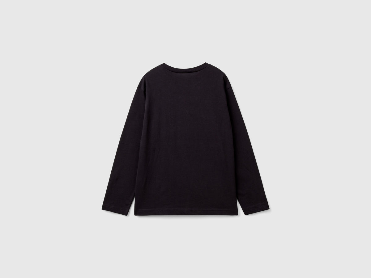 T-shirt con stampa in caldo cotone bio