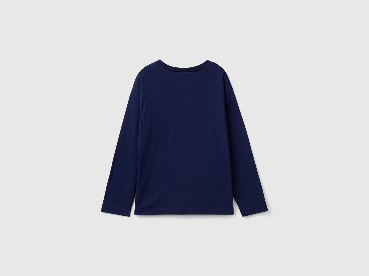 T-shirt con stampa in caldo cotone bio