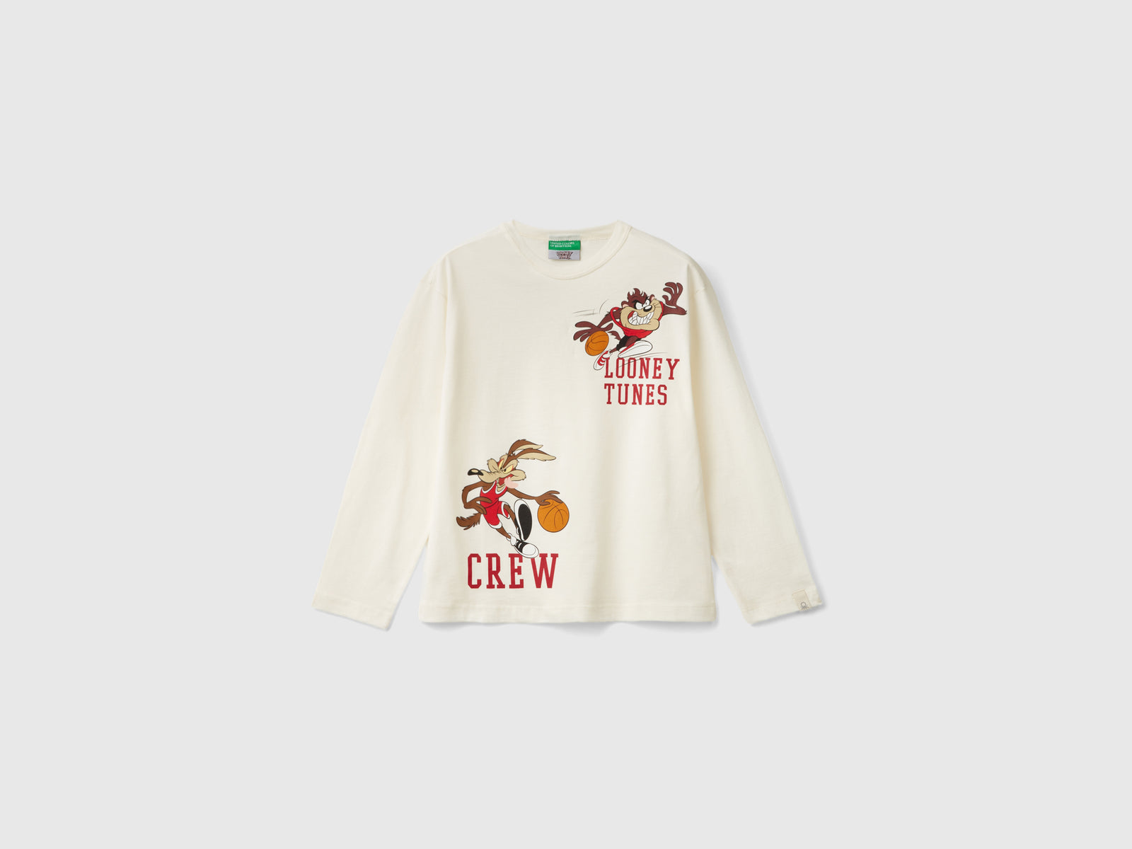 Maglietta con stampa ©Looney Tunes da bambino bianco panna | Benetton Outlet