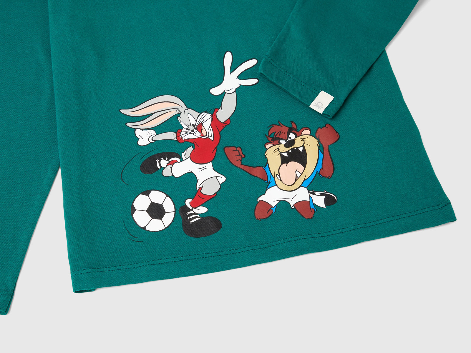 Maglietta con stampa ©Looney Tunes da bambino verde scuro 3 | Benetton Outlet