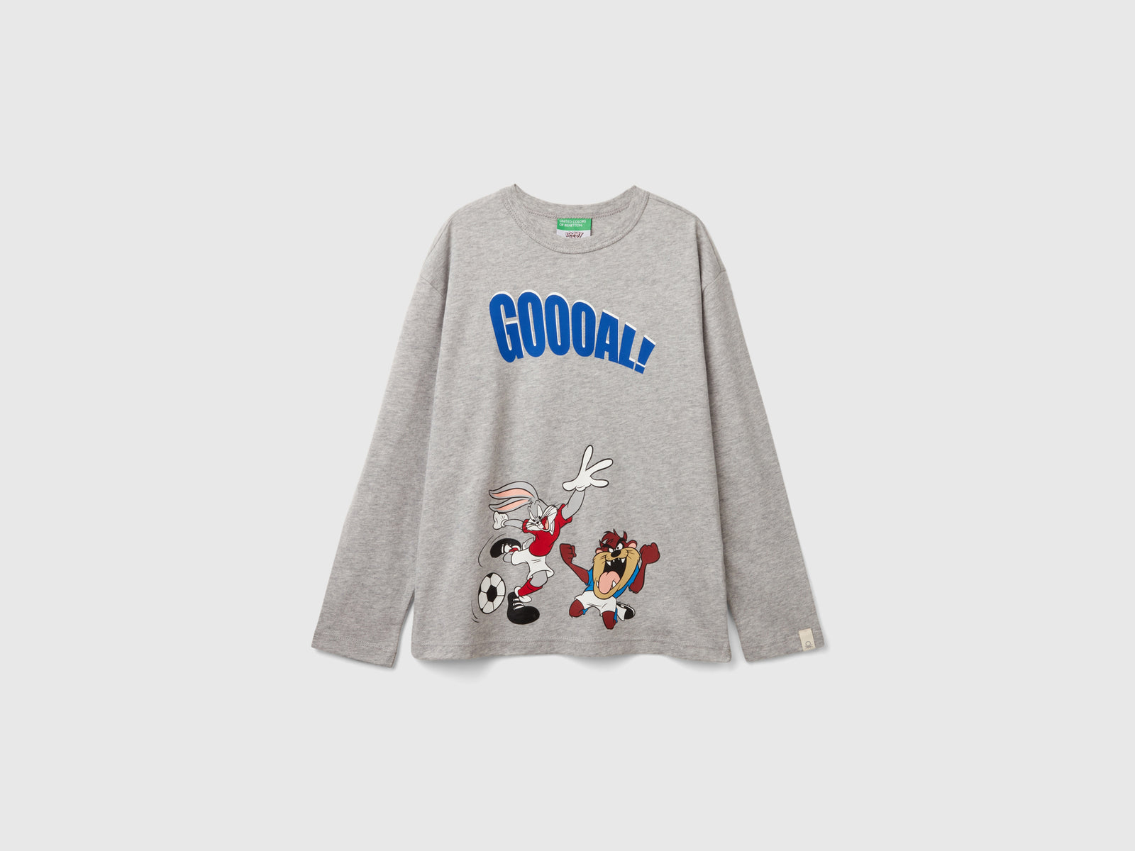 Maglietta con stampa ©Looney Tunes da bambino grigio chiaro | Benetton Outlet