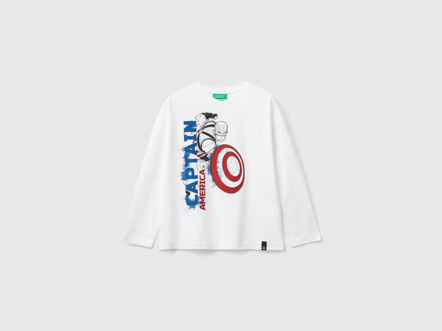 T-shirt ©Marvel Capitan America da bambino bianco | Benetton Outlet