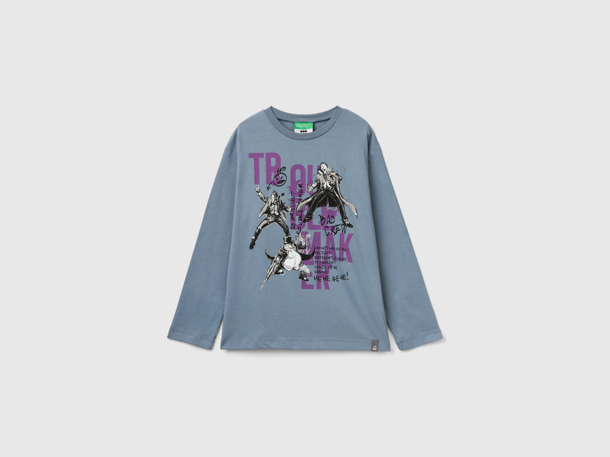 T-shirt ©&™ DC Comics Joker in cotone bio