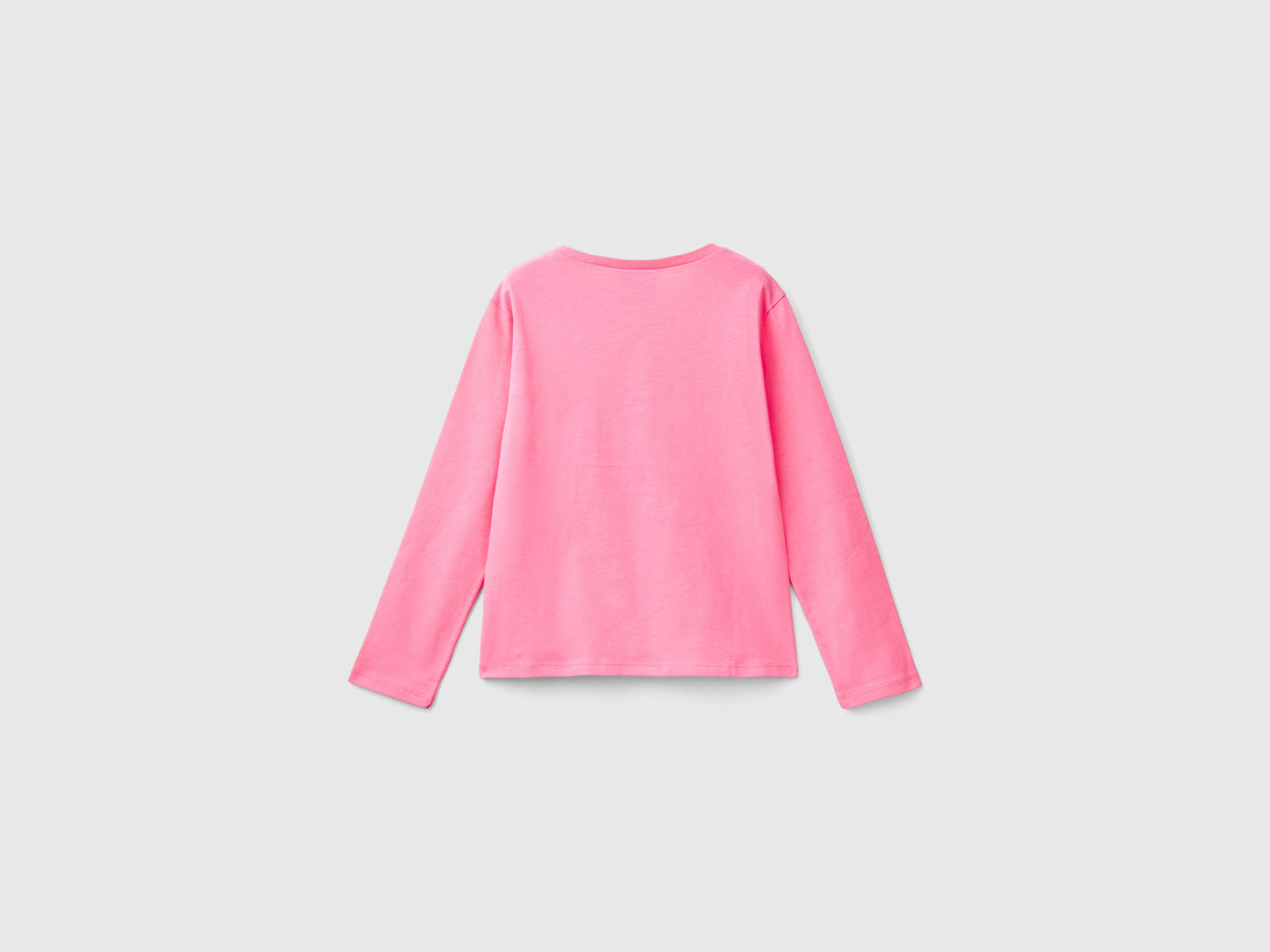 T-shirt con stampa laminata Barbie