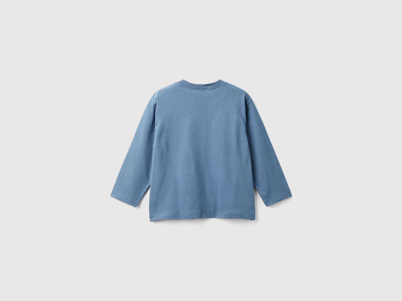 T-shirt con stampa in caldo cotone bio da bimbo avio 2 | Benetton Outlet