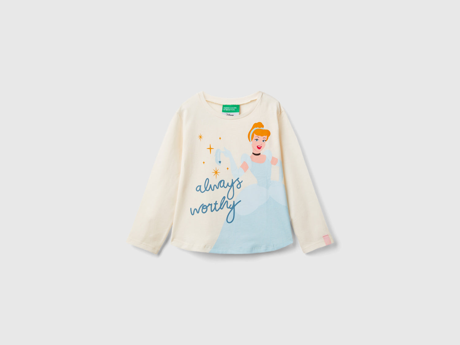 T-shirt panna ©Disney Cenerentola da bimba bianco panna | Benetton Outlet