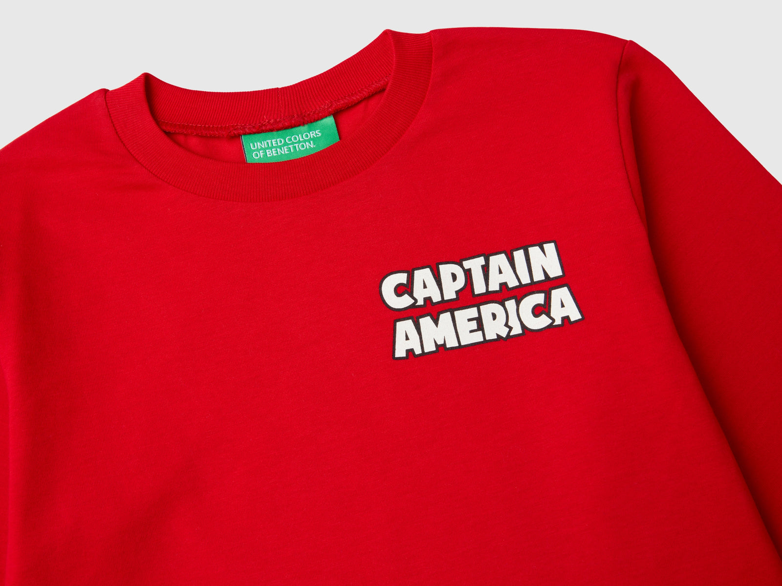 T-shirt ©Marvel Capitan America da bimbo rosso 3 | Benetton Outlet