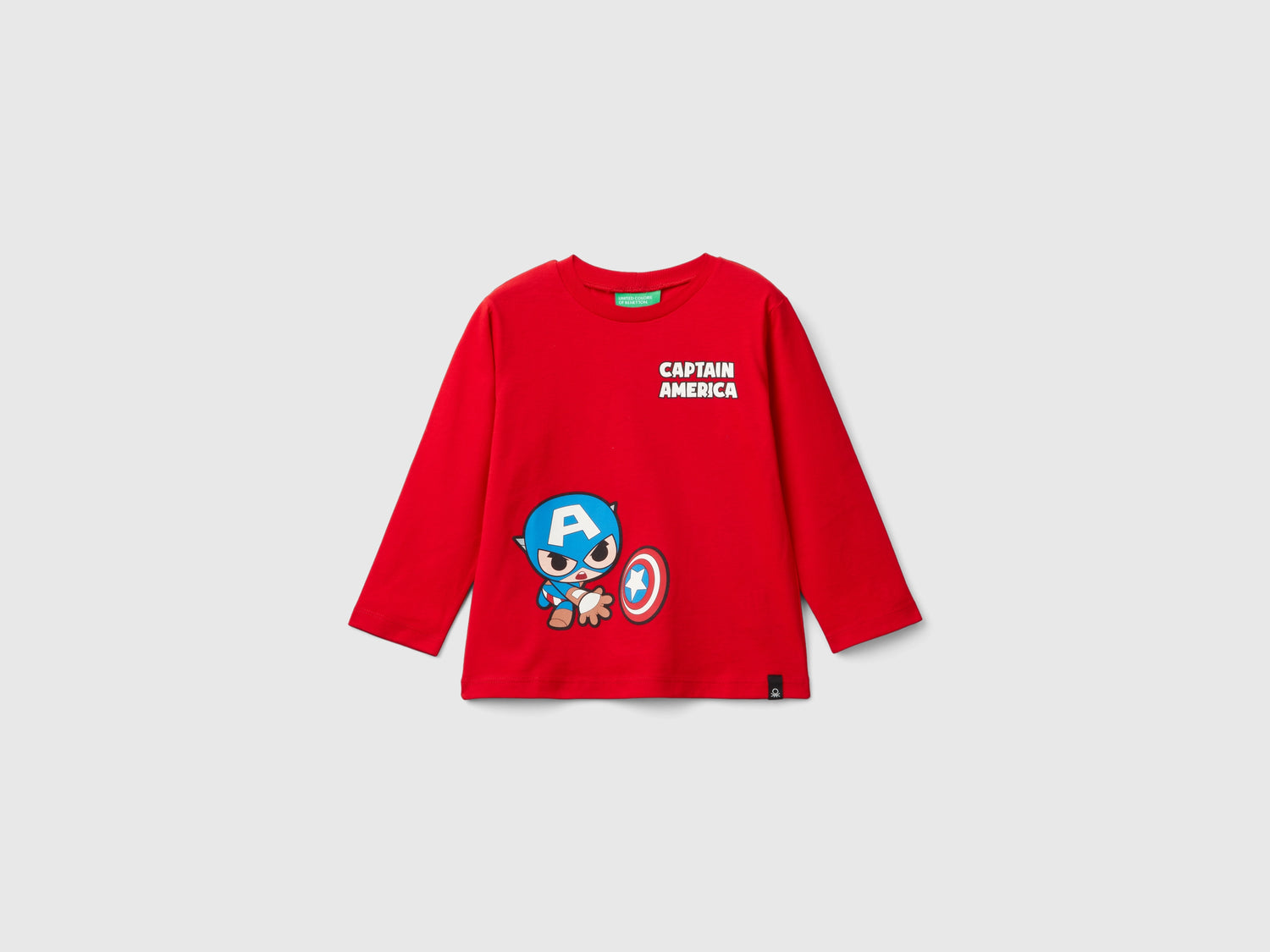 T-shirt ©Marvel Capitan America da bimbo rosso | Benetton Outlet
