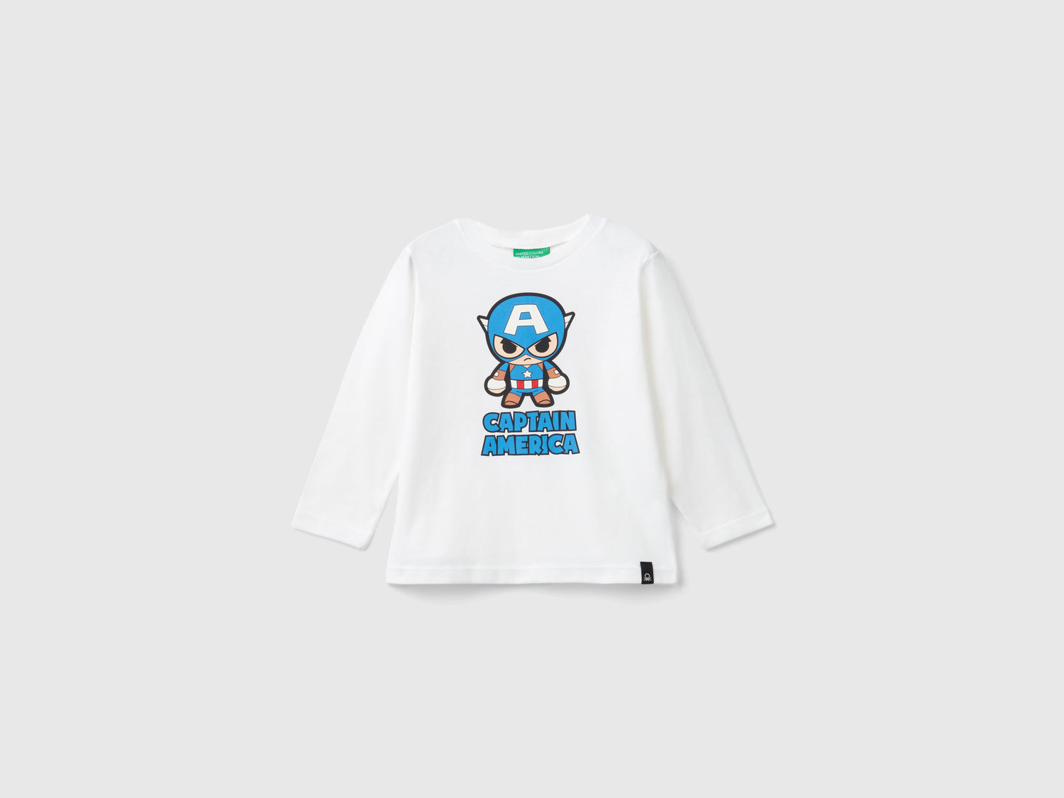 T-shirt ©Marvel Capitan America da bimbo bianco | Benetton Outlet