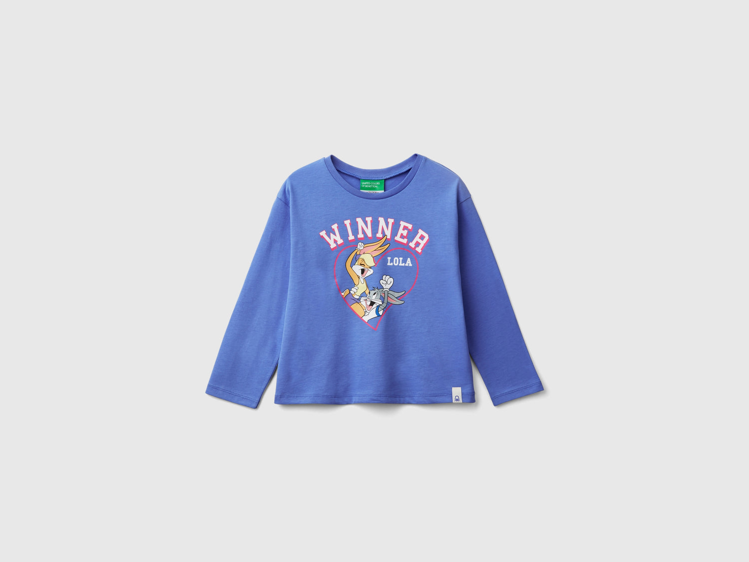 T-shirt ©Looney Tunes in caldo cotone bio da bimba pervinca | Benetton Outlet