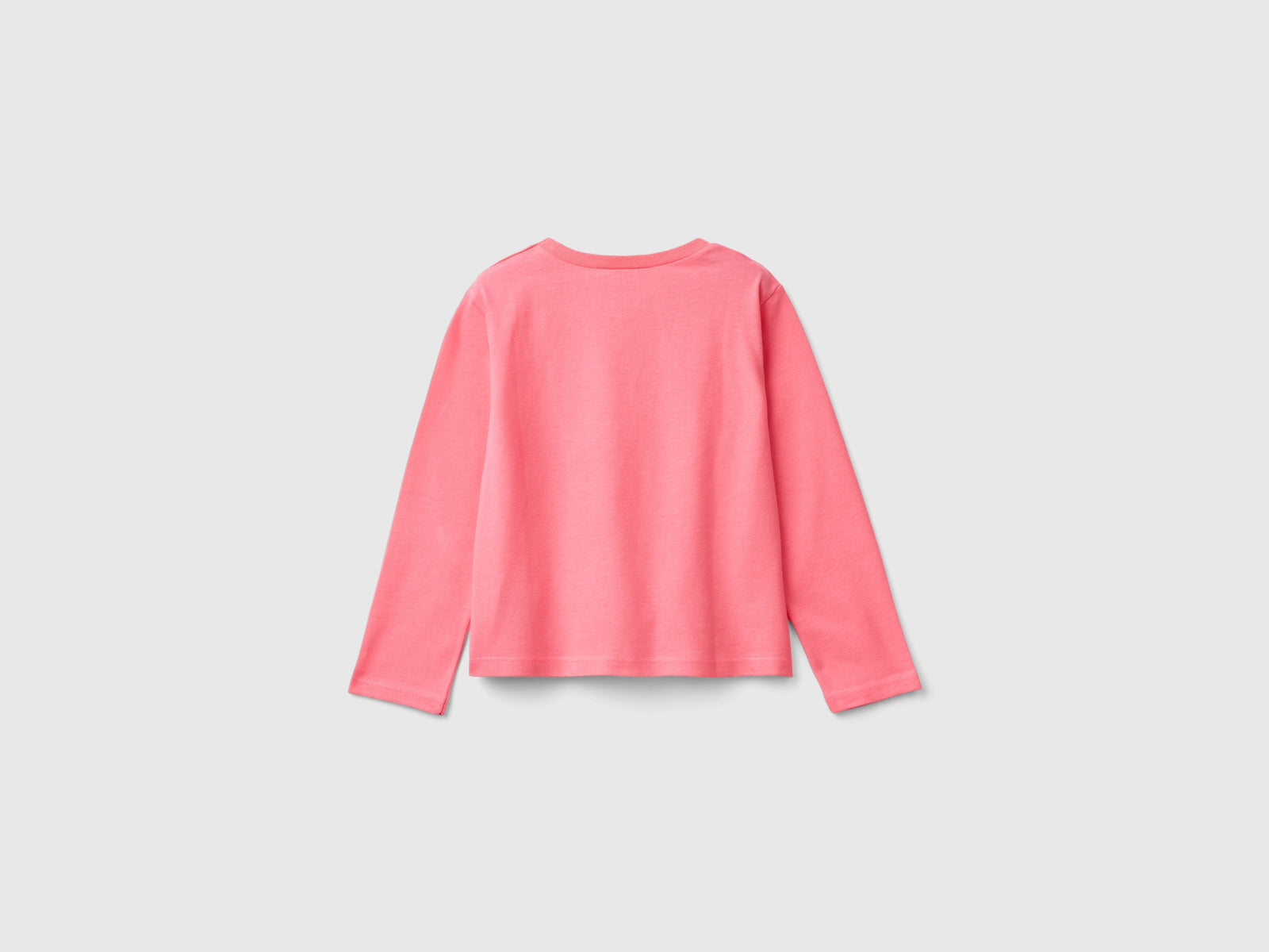 T-shirt con stampa laminata Barbie da bimba rosa 2 | Benetton Outlet