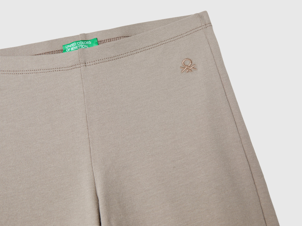 Leggings a zampa in cotone stretch