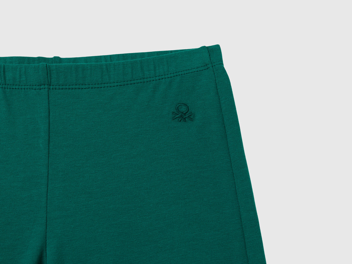 Leggings a zampa in cotone stretch
