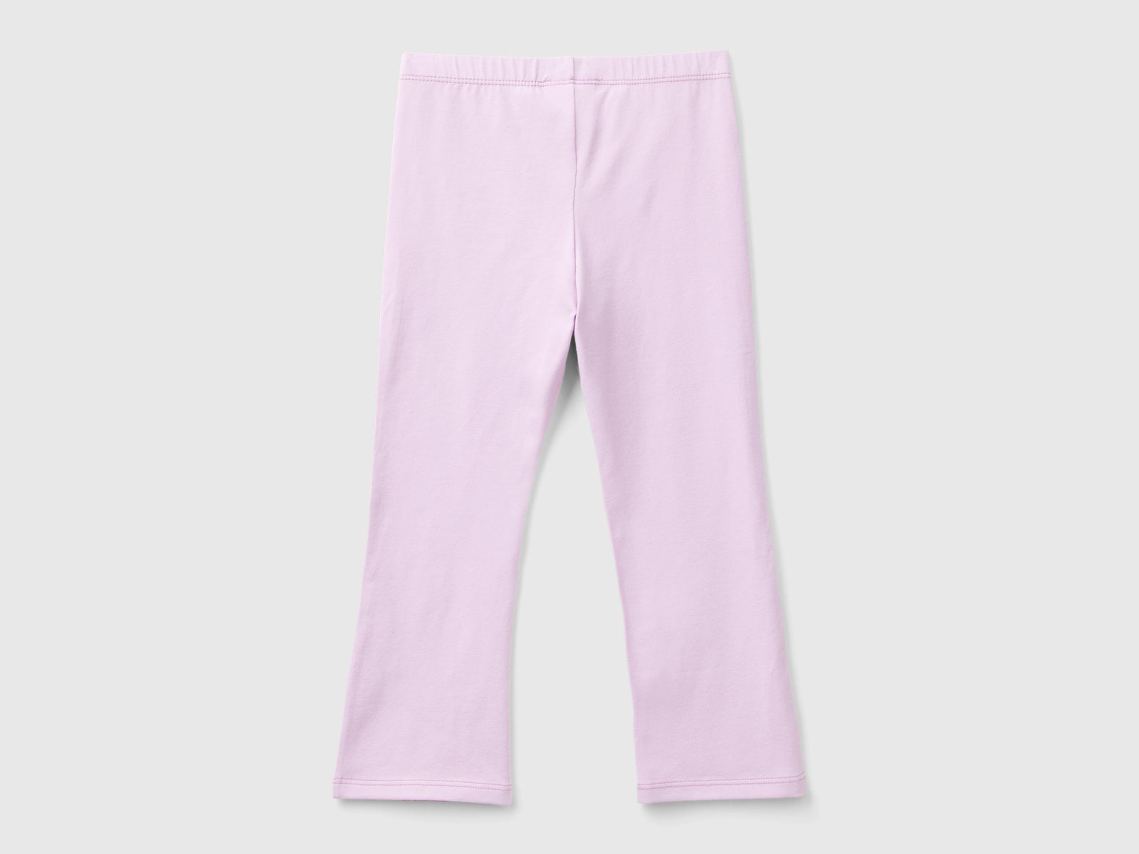 Stretch Cotton Flared Leggings da bimba lilla 2 | Benetton Outlet