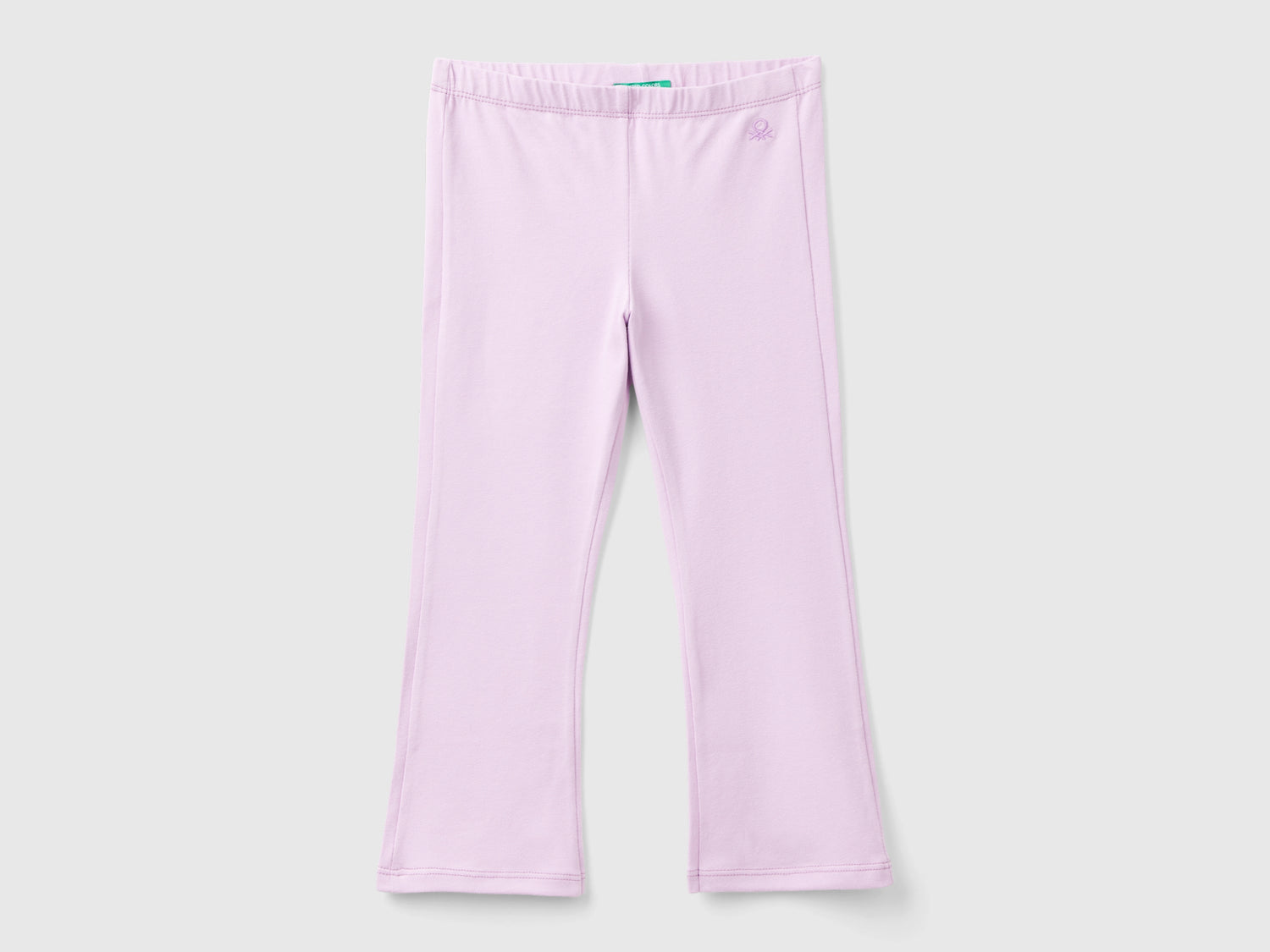 Leggings acampanados de algodón elástico da bimba lilla | Benetton Outlet